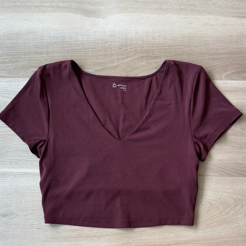 Aerie - Offline Real Me V Neck T Shirt